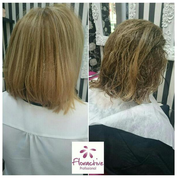 Alisado de pelo con keratina brasileña sin formol el antes y después |  Nanoplastia