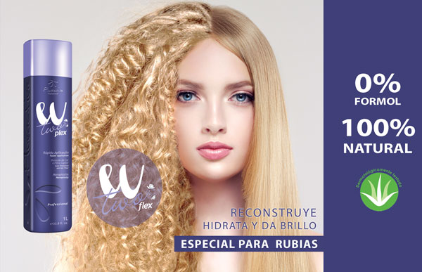 Nanoplastia W-Two, la solución para alisar el pelo rubio | Nanoplastia